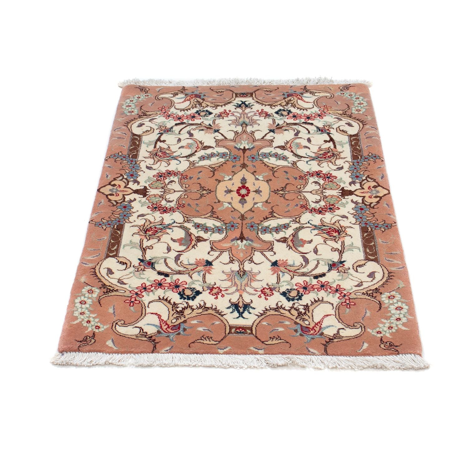 Alfombra Persa - Tabriz - Real - 90 x 60 cm - beige