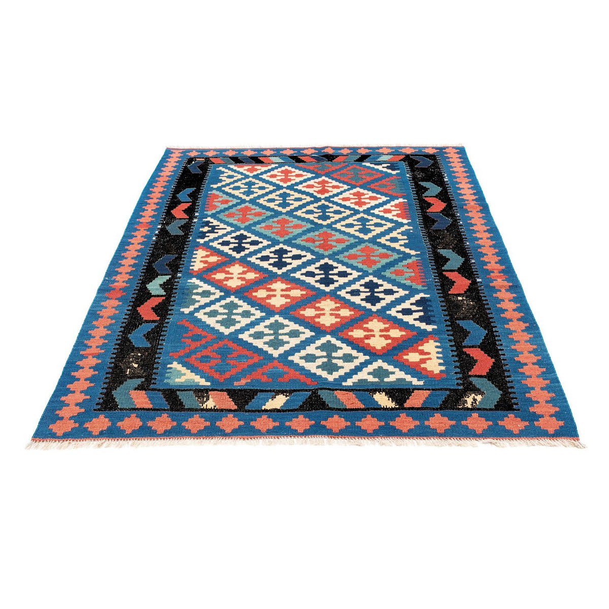 Alfombra Kelim - Oriental - 170 x 128 cm - azul