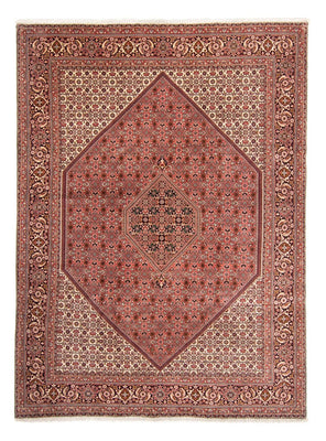 Alfombra persa - Bidjar - 340 x 248 cm - rojo claro