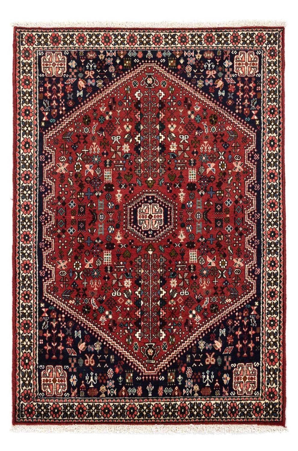 Alfombra persa - Nómada - 151 x 99 cm - azul oscuro