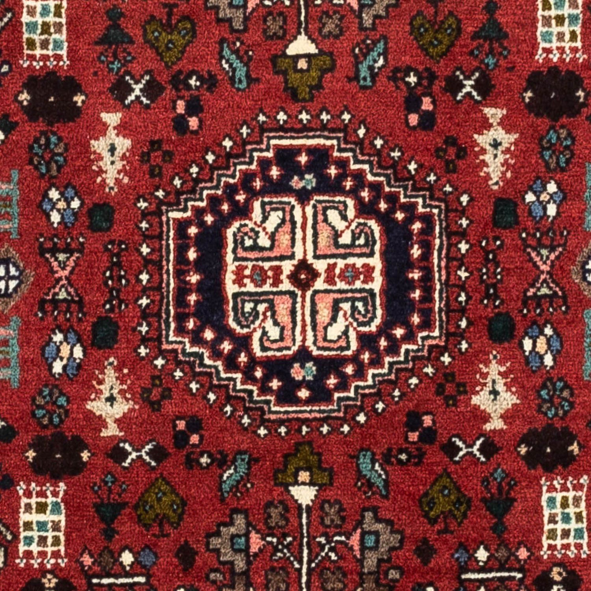 Alfombra persa - Nómada - 151 x 99 cm - azul oscuro