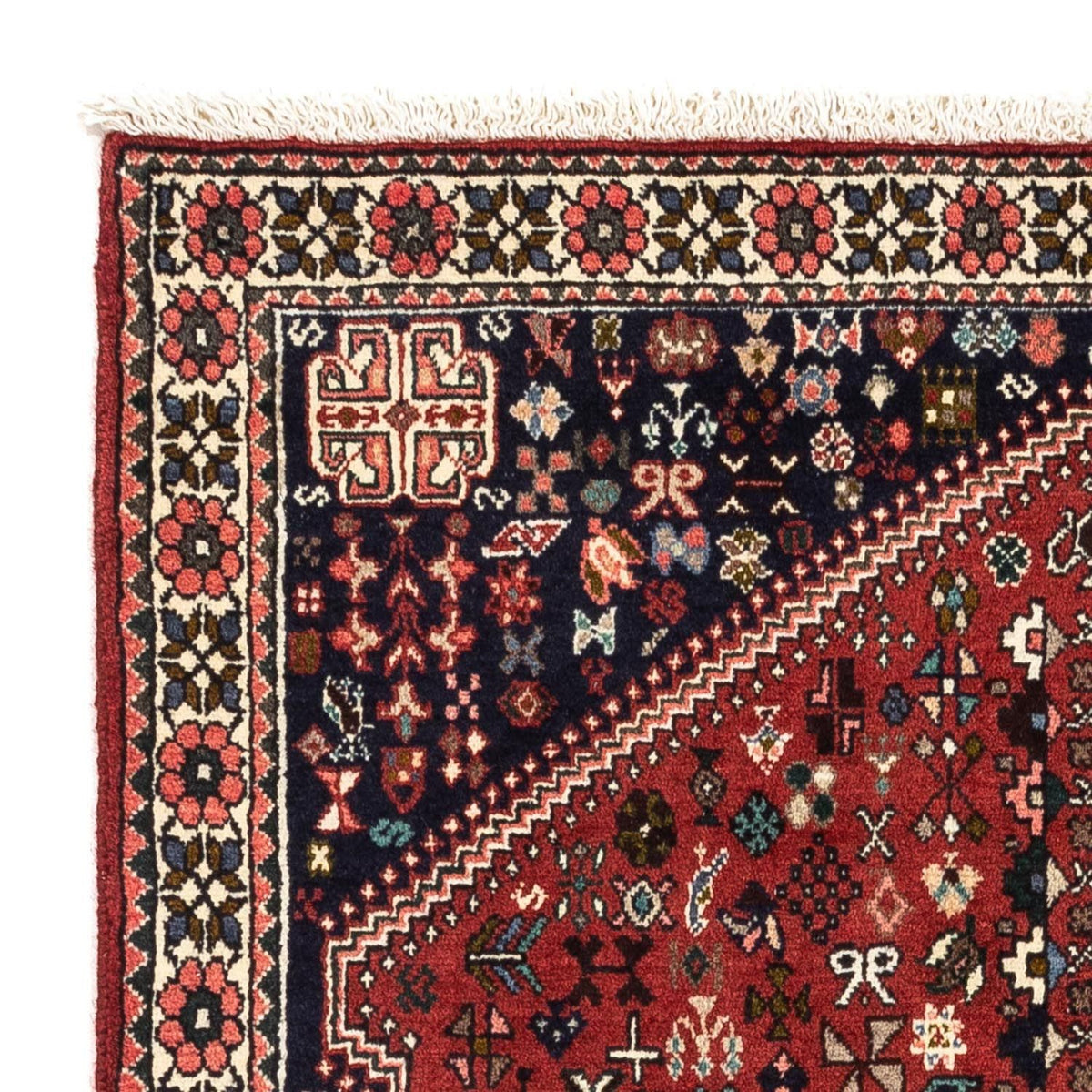 Alfombra persa - Nómada - 151 x 99 cm - azul oscuro