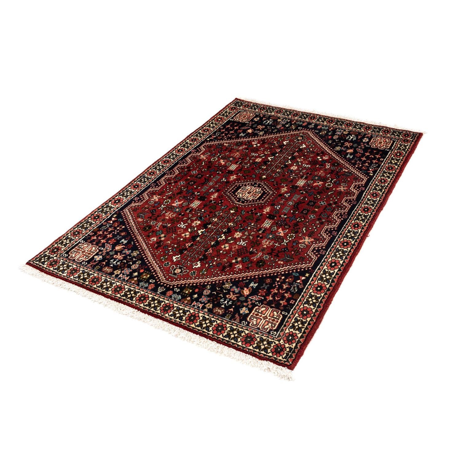 Alfombra persa - Nómada - 151 x 99 cm - azul oscuro