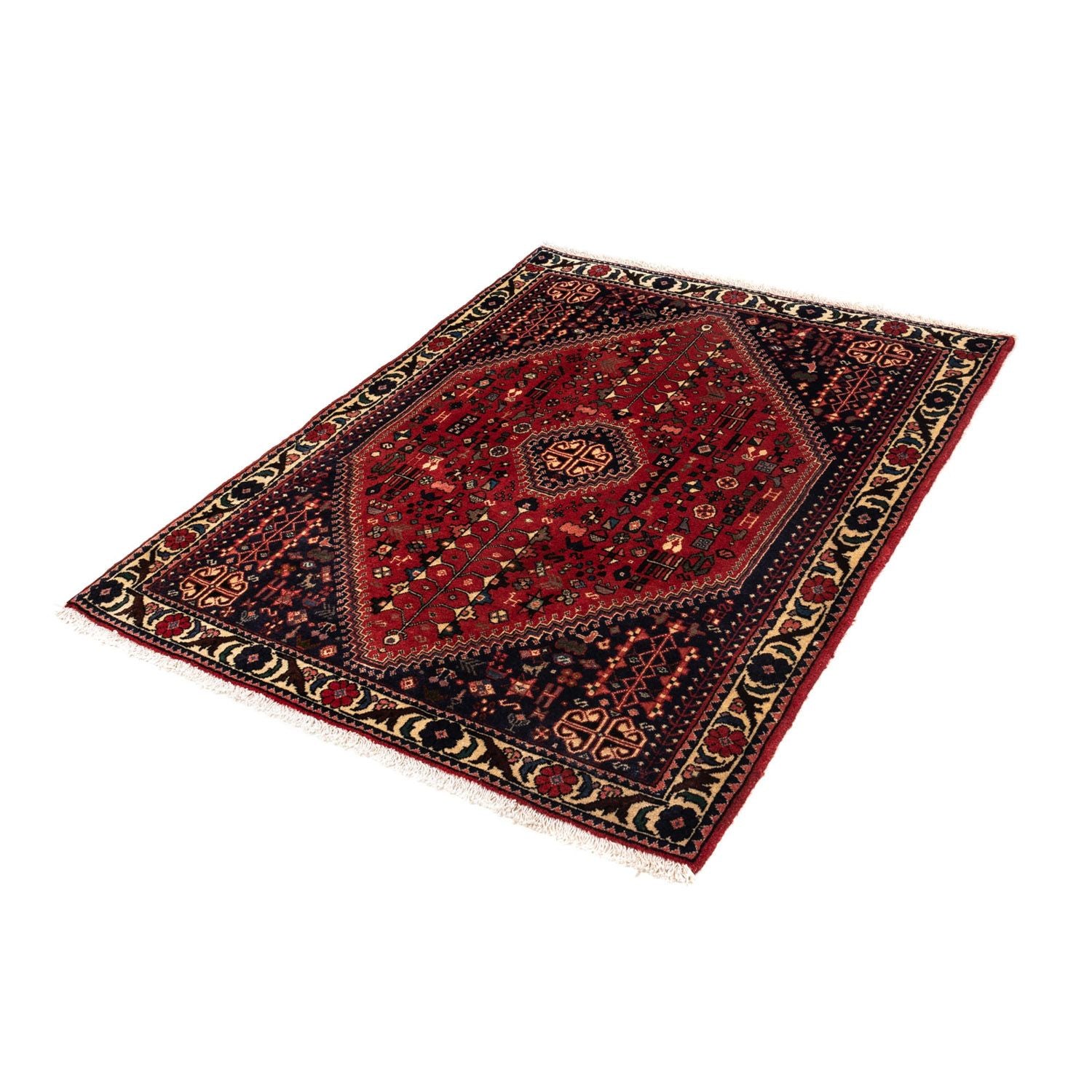 Alfombra persa - Nómada - 135 x 104 cm - azul oscuro