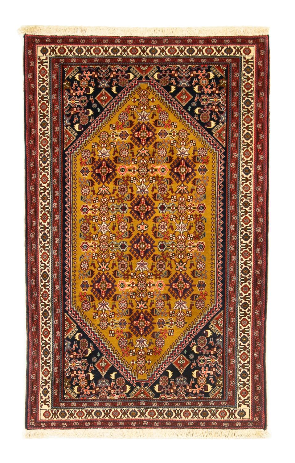 Alfombra persa - Nómada - 158 x 98 cm - verde