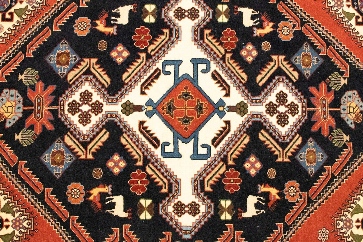 Alfombra persa - Nómada - 152 x 113 cm - azul oscuro