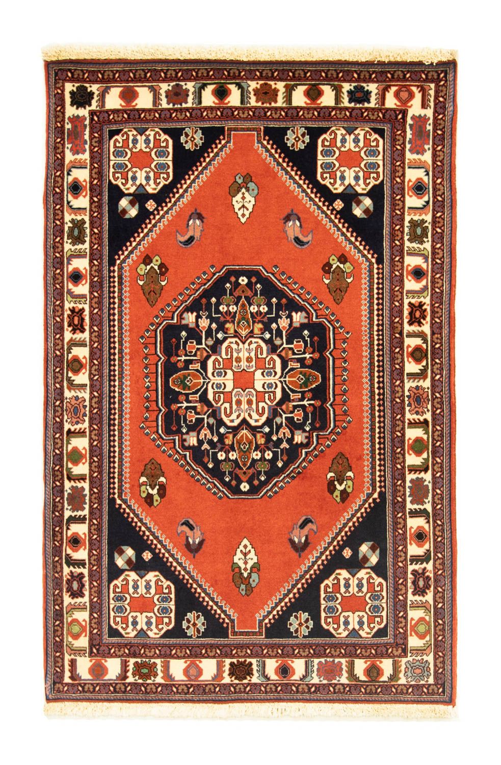 Alfombra persa - Nómada - 153 x 102 cm - óxido
