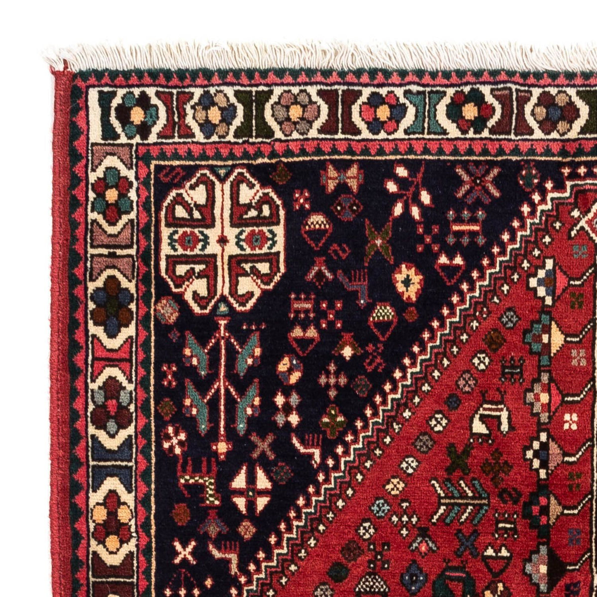 Alfombra persa - Nómada - 153 x 107 cm - azul oscuro