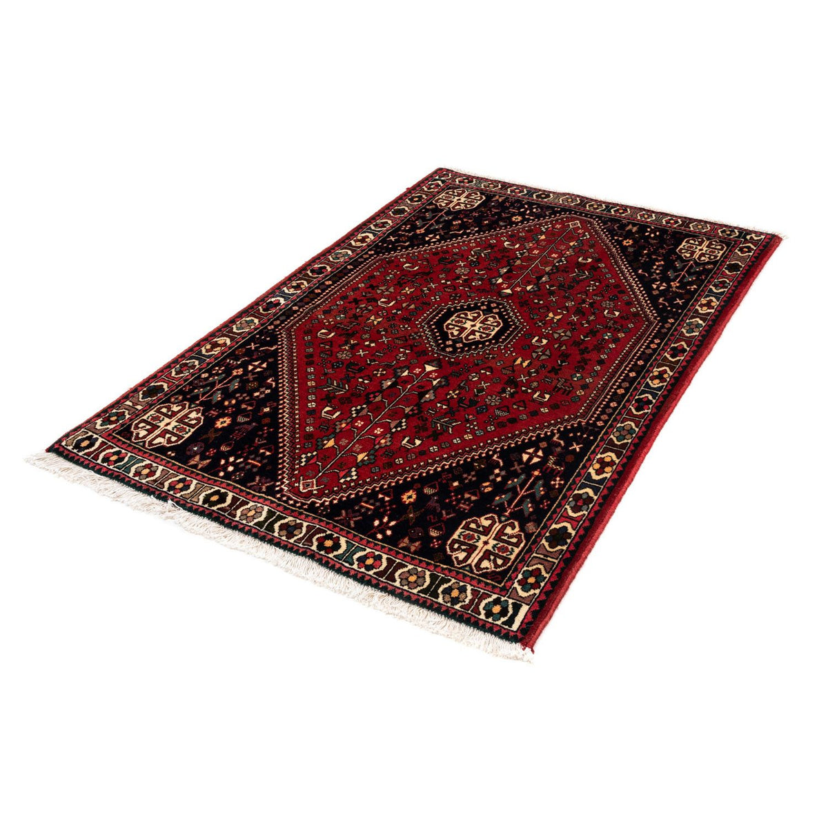 Alfombra persa - Nómada - 153 x 107 cm - azul oscuro