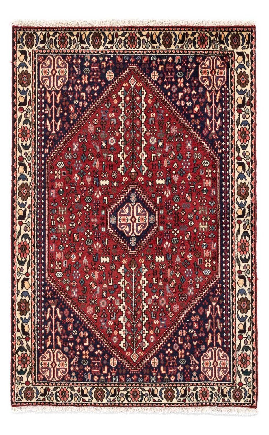 Alfombra persa - Nómada - 156 x 99 cm - azul oscuro
