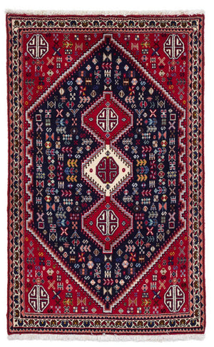 Alfombra persa - Nómada - 130 x 78 cm - azul oscuro