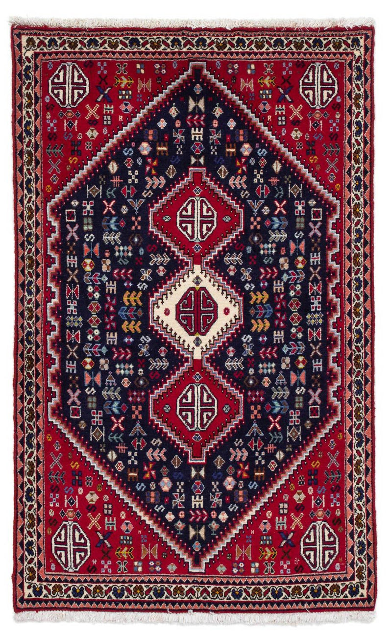Alfombra persa - Nómada - 130 x 78 cm - azul oscuro