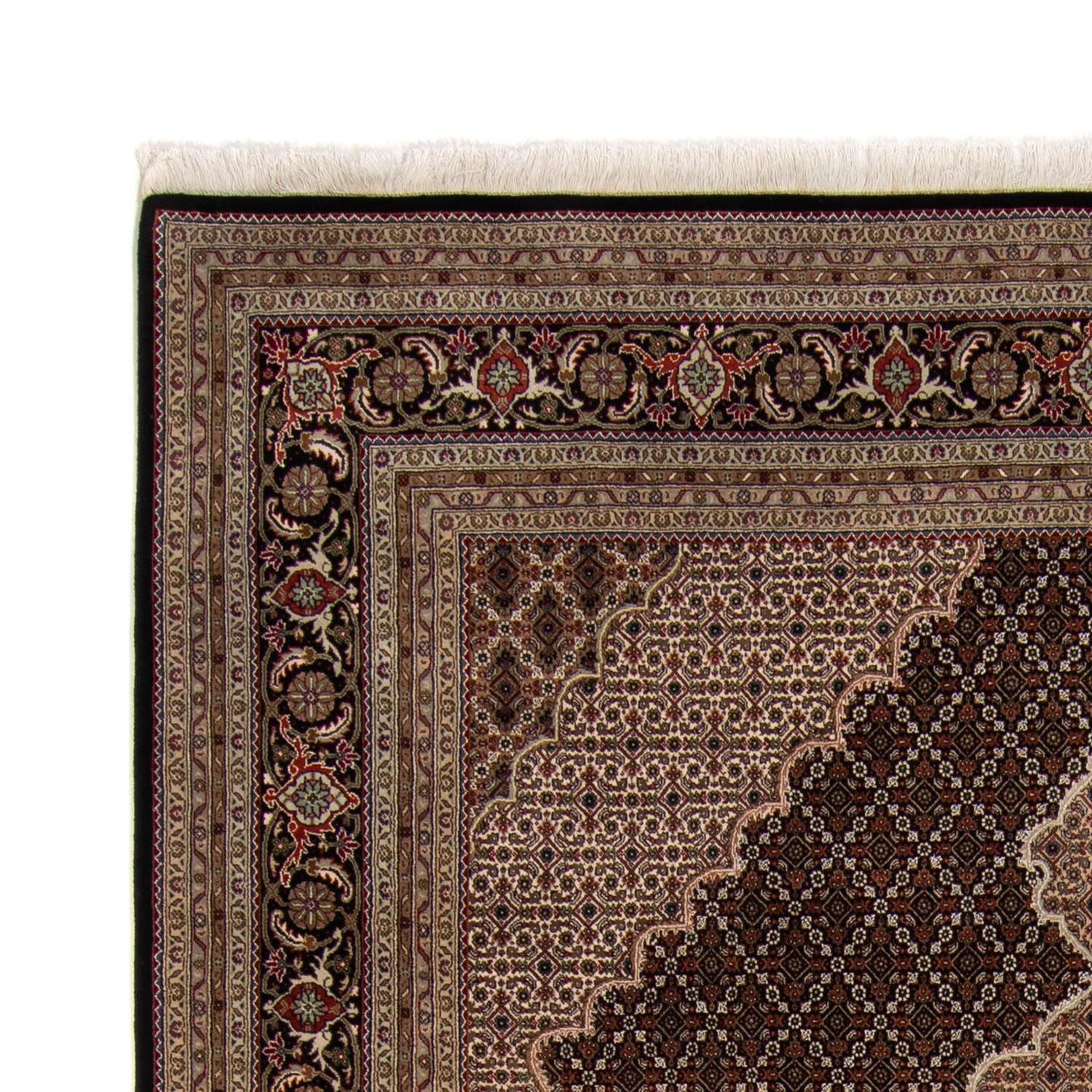 Alfombra persa - Tabriz - 299 x 240 cm - azul oscuro