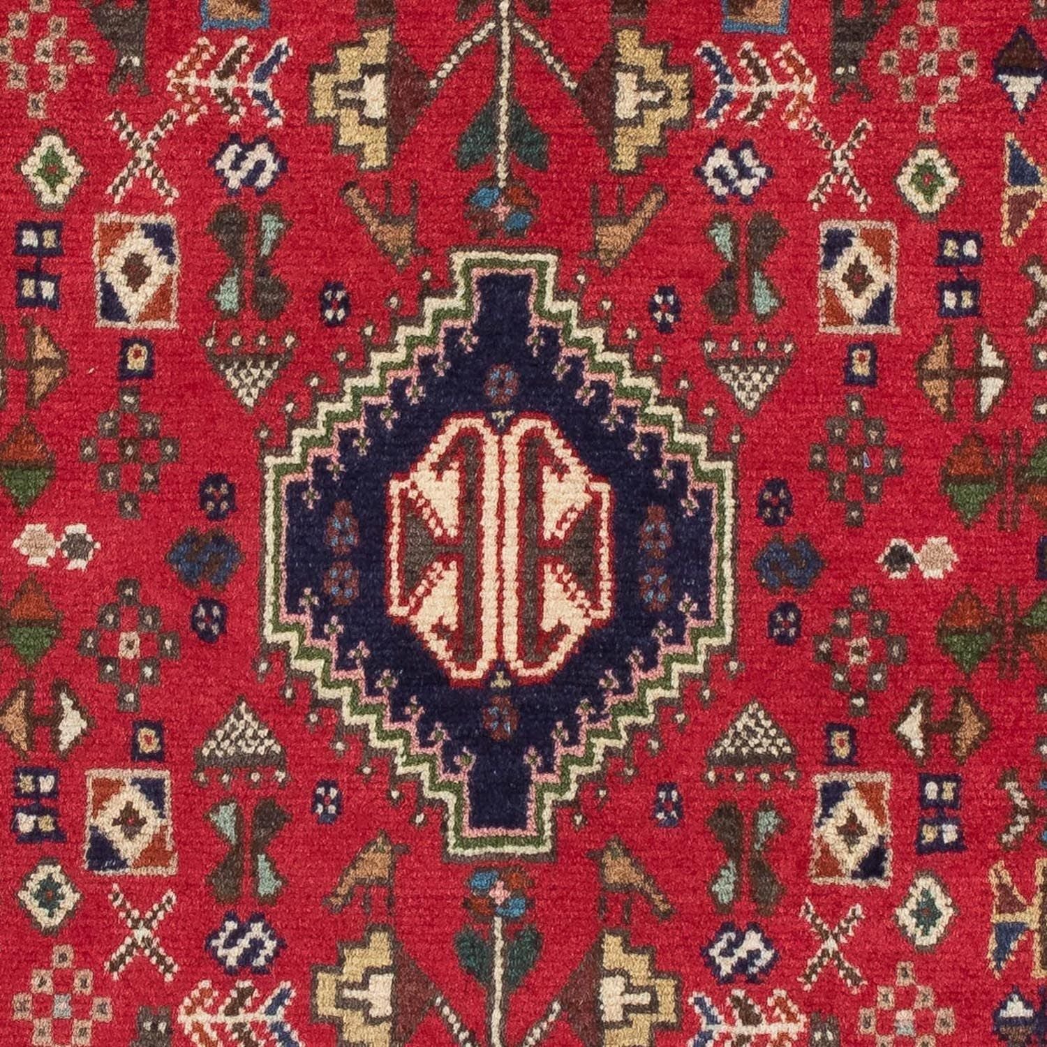 Alfombra persa - Nómada - 120 x 77 cm - rojo