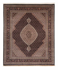 Alfombra persa - Tabriz - 303 x 249 cm - azul oscuro