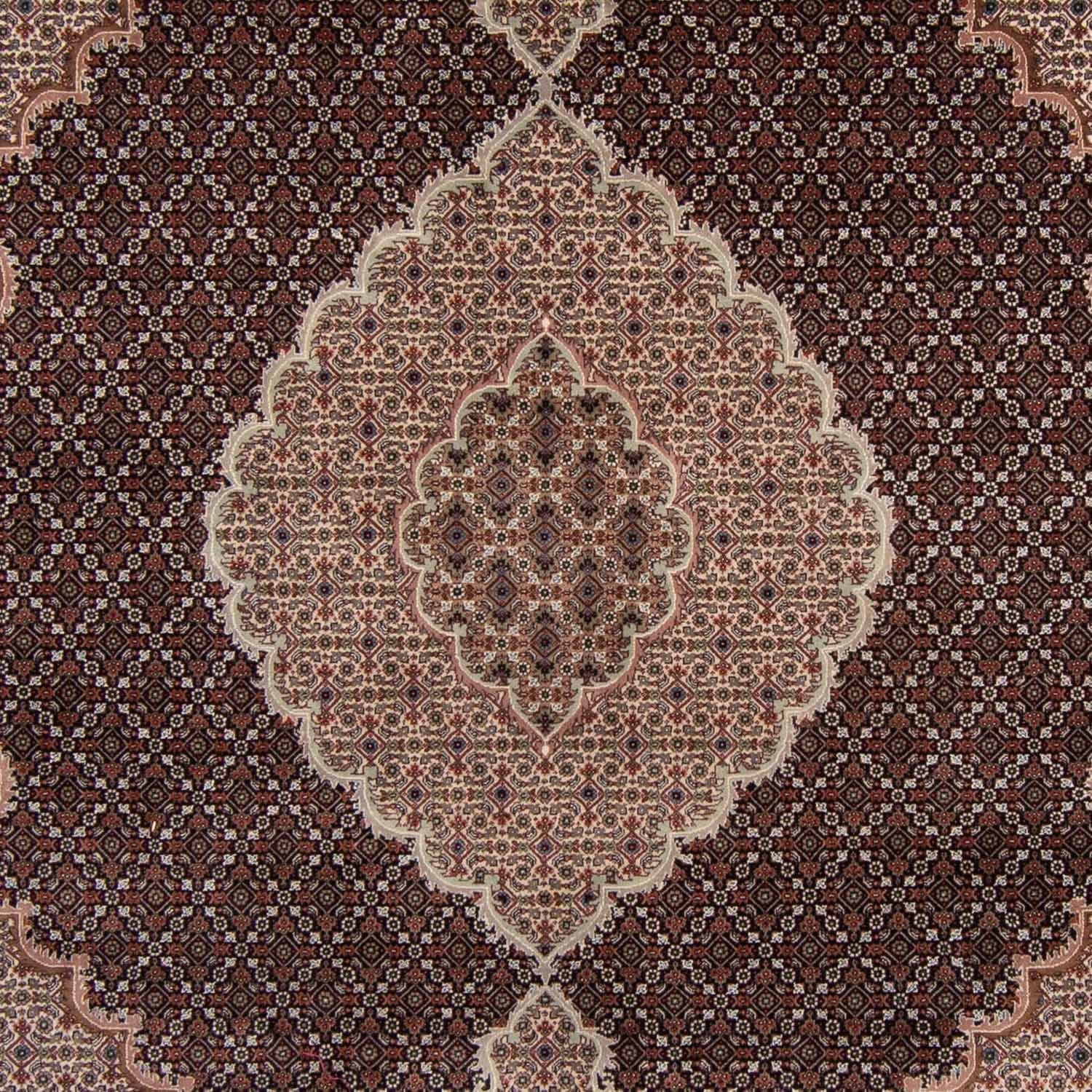 Alfombra persa - Tabriz - 303 x 249 cm - azul oscuro