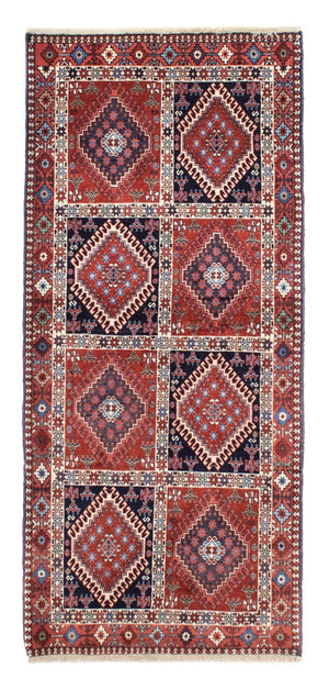 Alfombra de pasillo Alfombra persa - Nómada - 196 x 83 cm - óxido