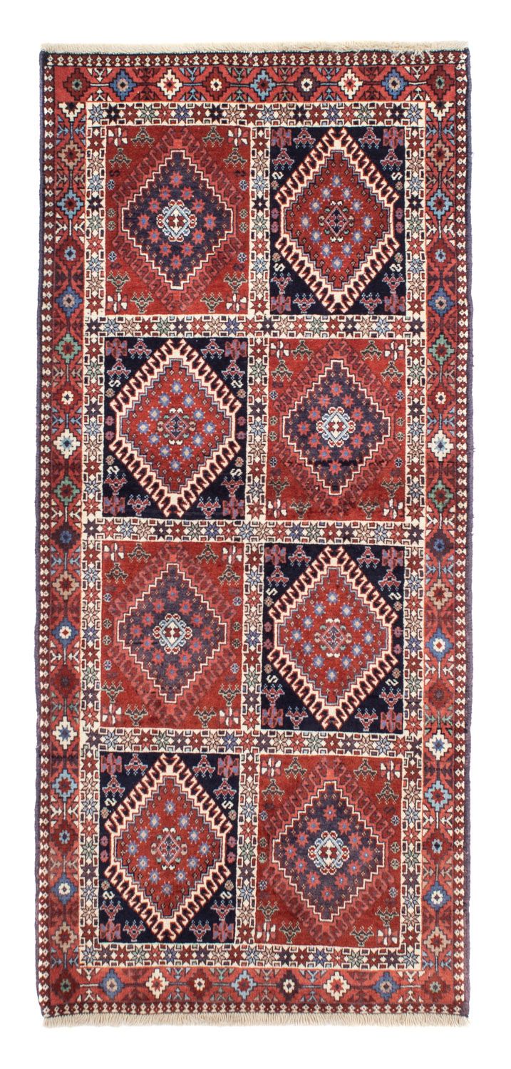Alfombra de pasillo Alfombra persa - Nómada - 196 x 83 cm - óxido