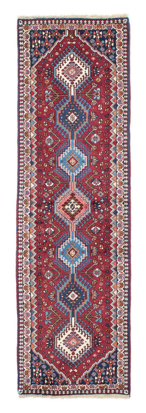 Alfombra de pasillo Alfombra persa - Nómada - 194 x 60 cm - rojo oscuro