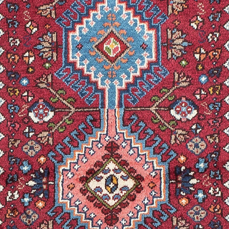 Alfombra de pasillo Alfombra persa - Nómada - 194 x 60 cm - rojo oscuro