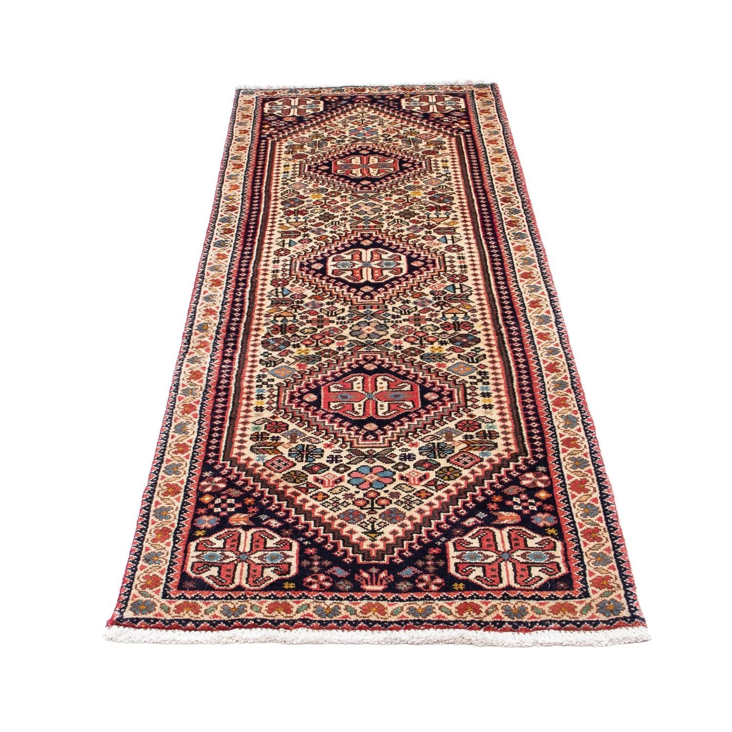 Alfombra de pasillo Alfombra persa - Nómada - 198 x 68 cm - beige
