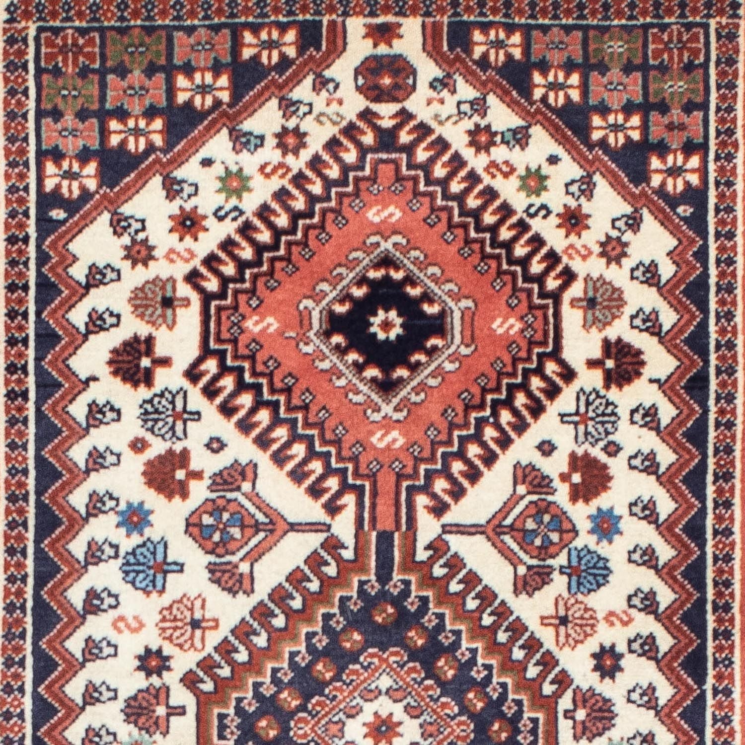Alfombra de pasillo Alfombra persa - Nómada - 207 x 81 cm - beige