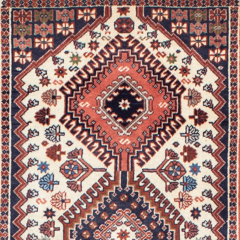 Alfombra de pasillo Alfombra persa - Nómada - 207 x 81 cm - beige