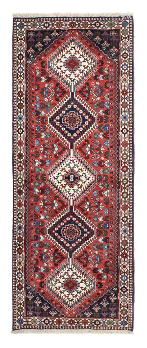Alfombra de pasillo Alfombra persa - Nómada - 217 x 83 cm - rojo