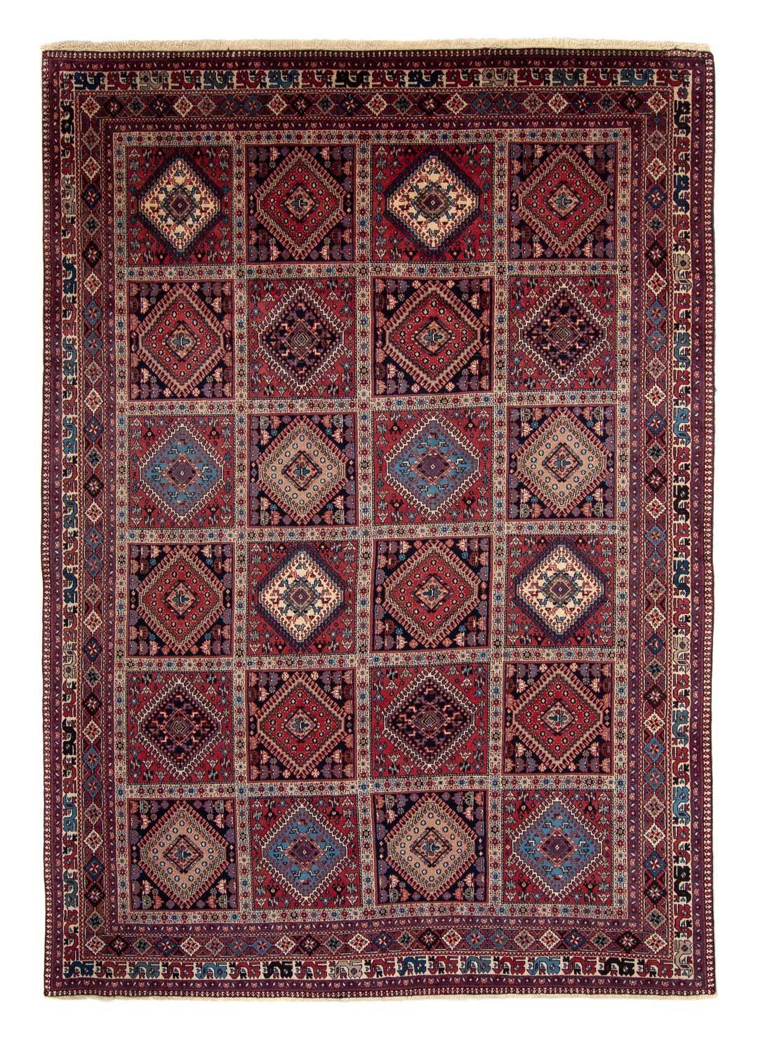 Alfombra persa - Nómada - 353 x 246 cm - rojo oscuro