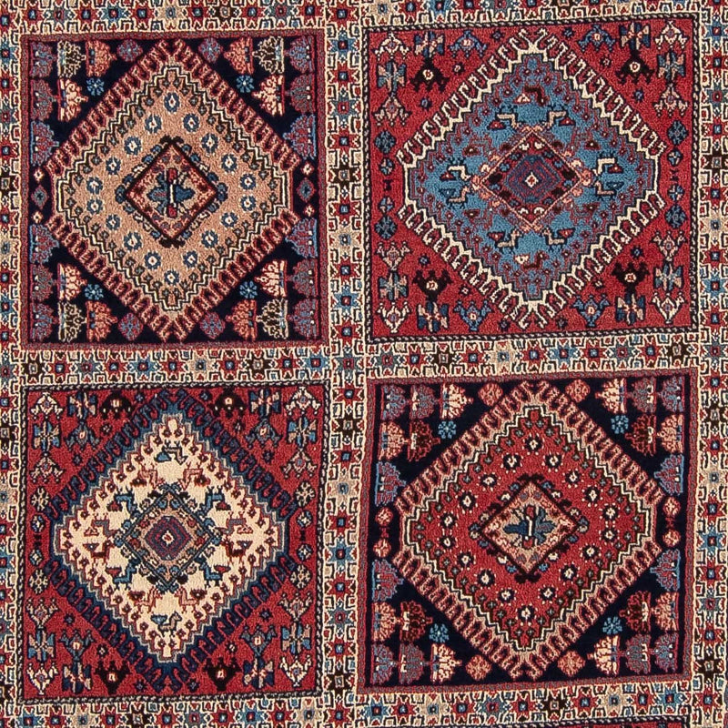 Alfombra persa - Nómada - 353 x 246 cm - rojo oscuro