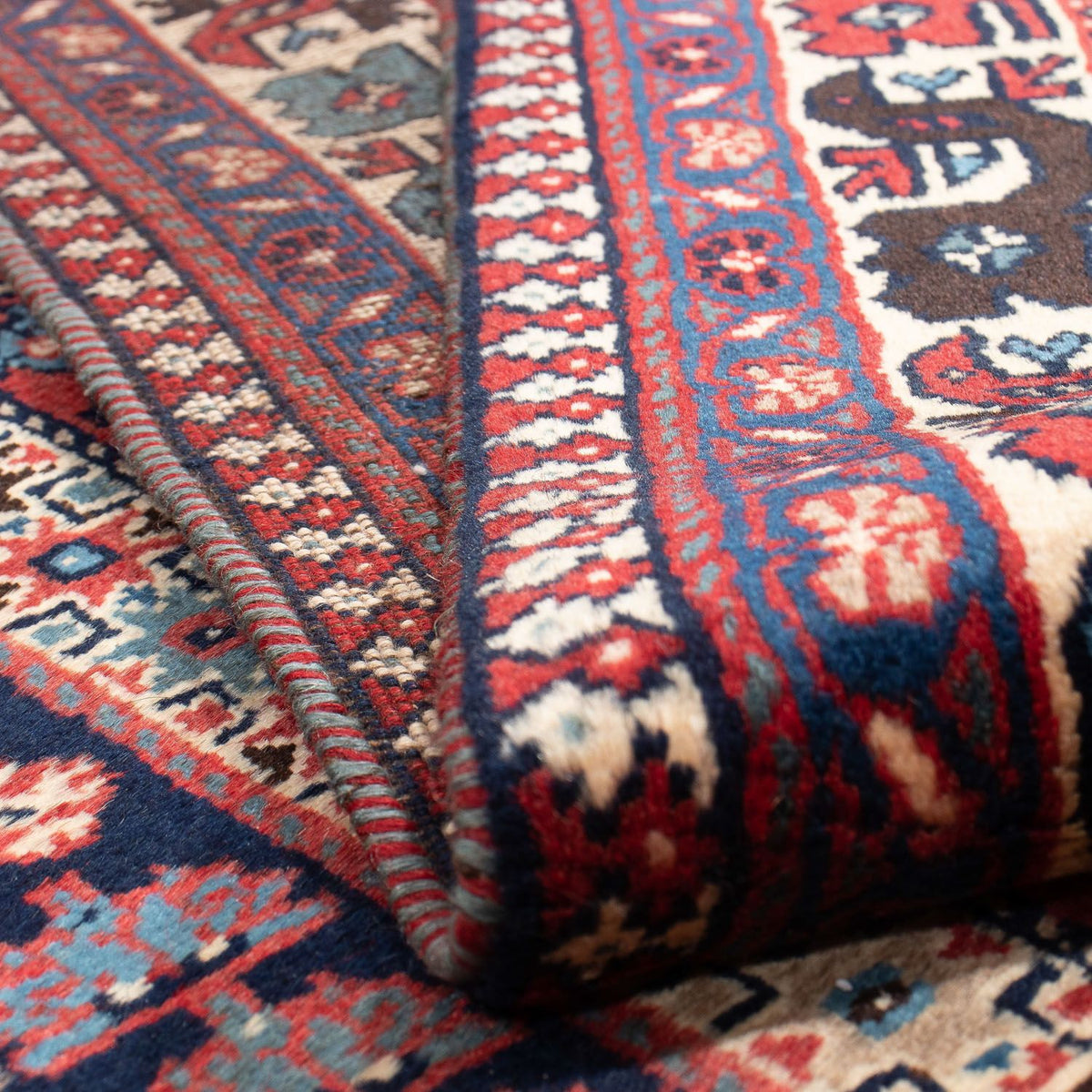 Alfombra persa - Nómada - 353 x 246 cm - rojo oscuro