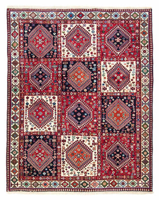 Alfombra persa - Nómada - 191 x 153 cm - multicolor