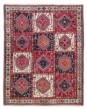Alfombra persa - Nómada - 191 x 153 cm - multicolor