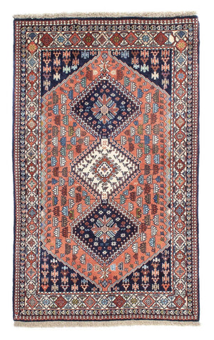 Alfombra persa - Nómada - 160 x 100 cm - azul oscuro