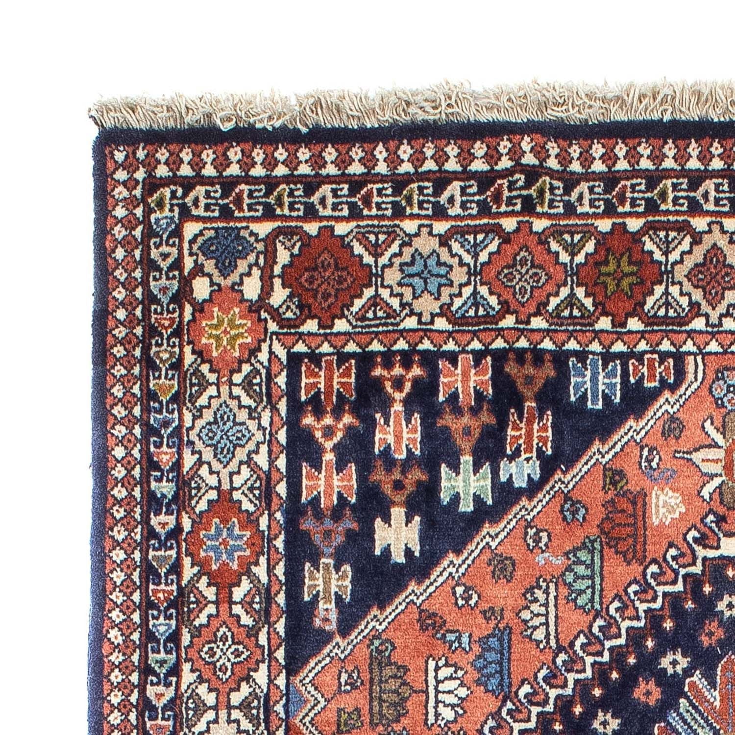Alfombra persa - Nómada - 160 x 100 cm - azul oscuro