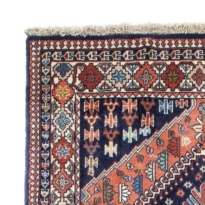 Alfombra persa - Nómada - 160 x 100 cm - azul oscuro