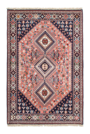 Alfombra persa - Nómada - 155 x 103 cm - azul oscuro