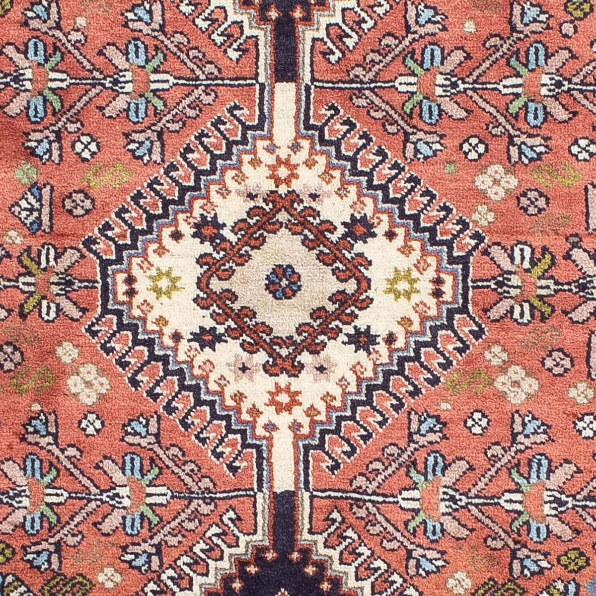 Alfombra persa - Nómada - 150 x 100 cm - azul oscuro