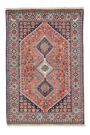Alfombra persa - Nómada - 150 x 101 cm - azul oscuro