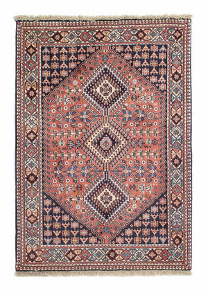 Alfombra persa - Nómada - 144 x 100 cm - azul oscuro