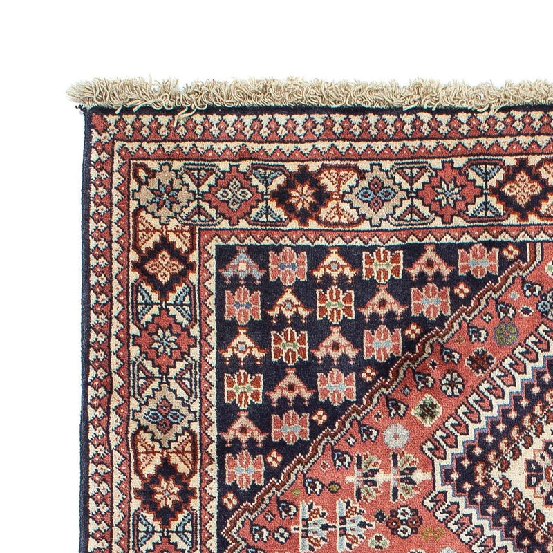 Alfombra persa - Nómada - 144 x 100 cm - azul oscuro