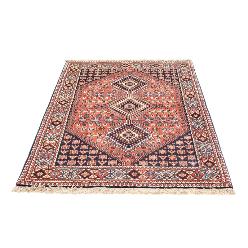 Alfombra persa - Nómada - 144 x 100 cm - azul oscuro
