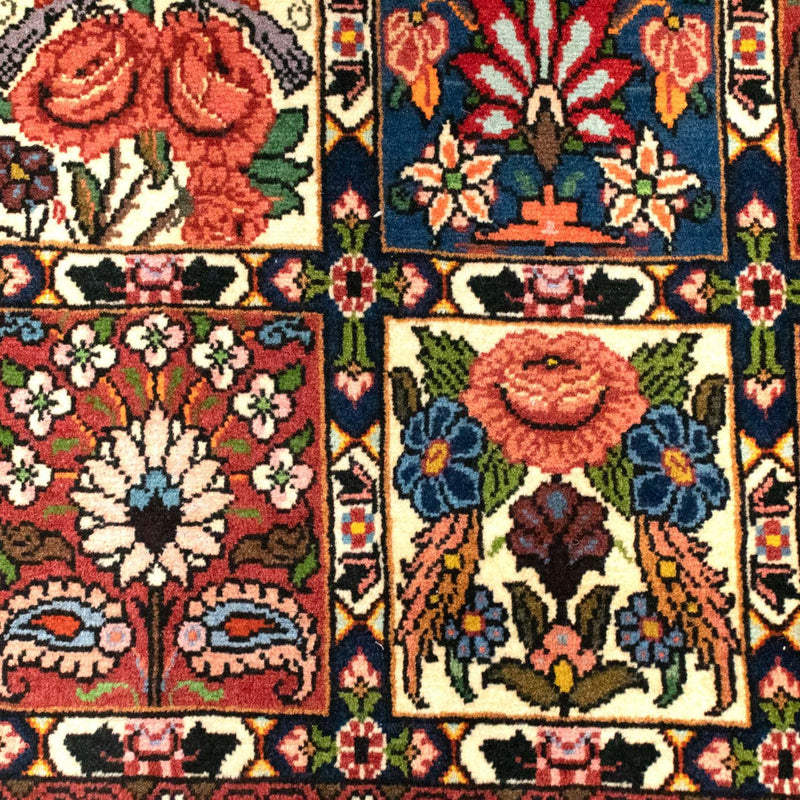 Alfombra persa - Nómada - 200 x 136 cm - multicolor