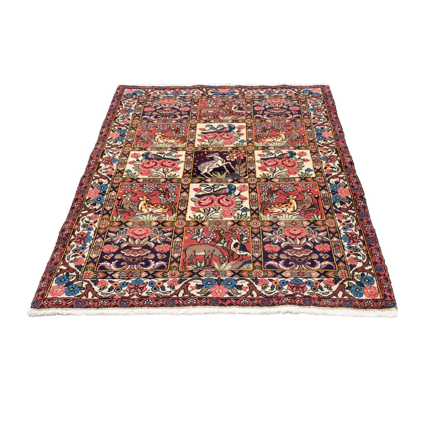 Alfombra persa - Nómada - 153 x 105 cm - rojo claro