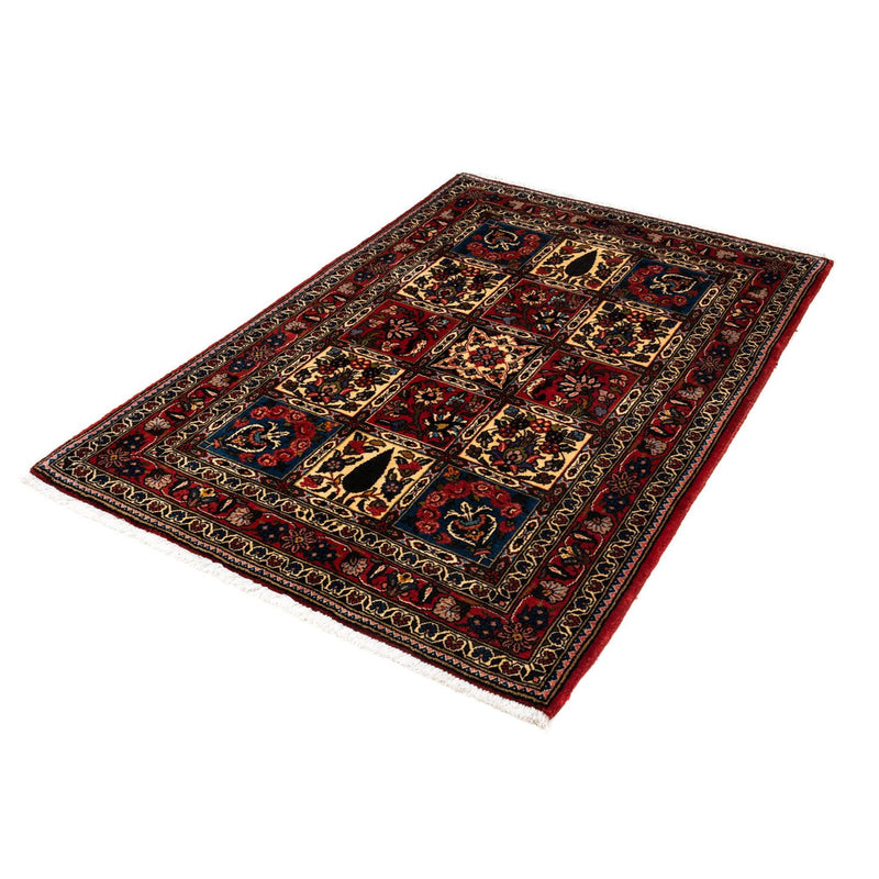 Alfombra persa - Nómada - 153 x 103 cm - rojo oscuro