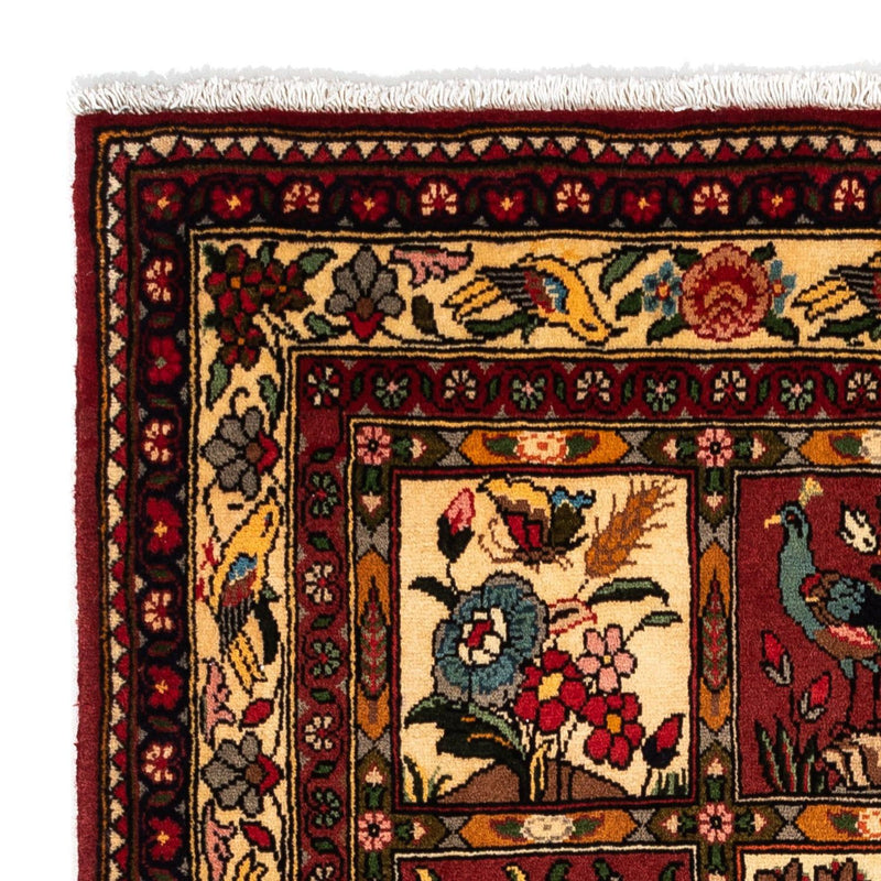 Alfombra persa - Nómada - 172 x 110 cm - rojo oscuro
