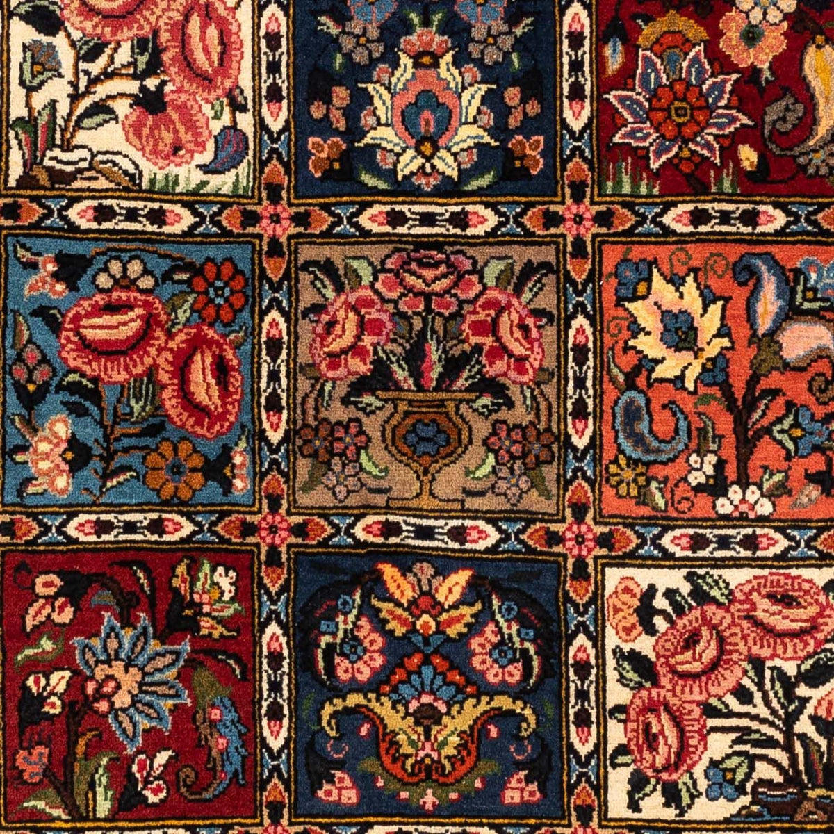 Alfombra persa - Nómada - 158 x 106 cm - marrón