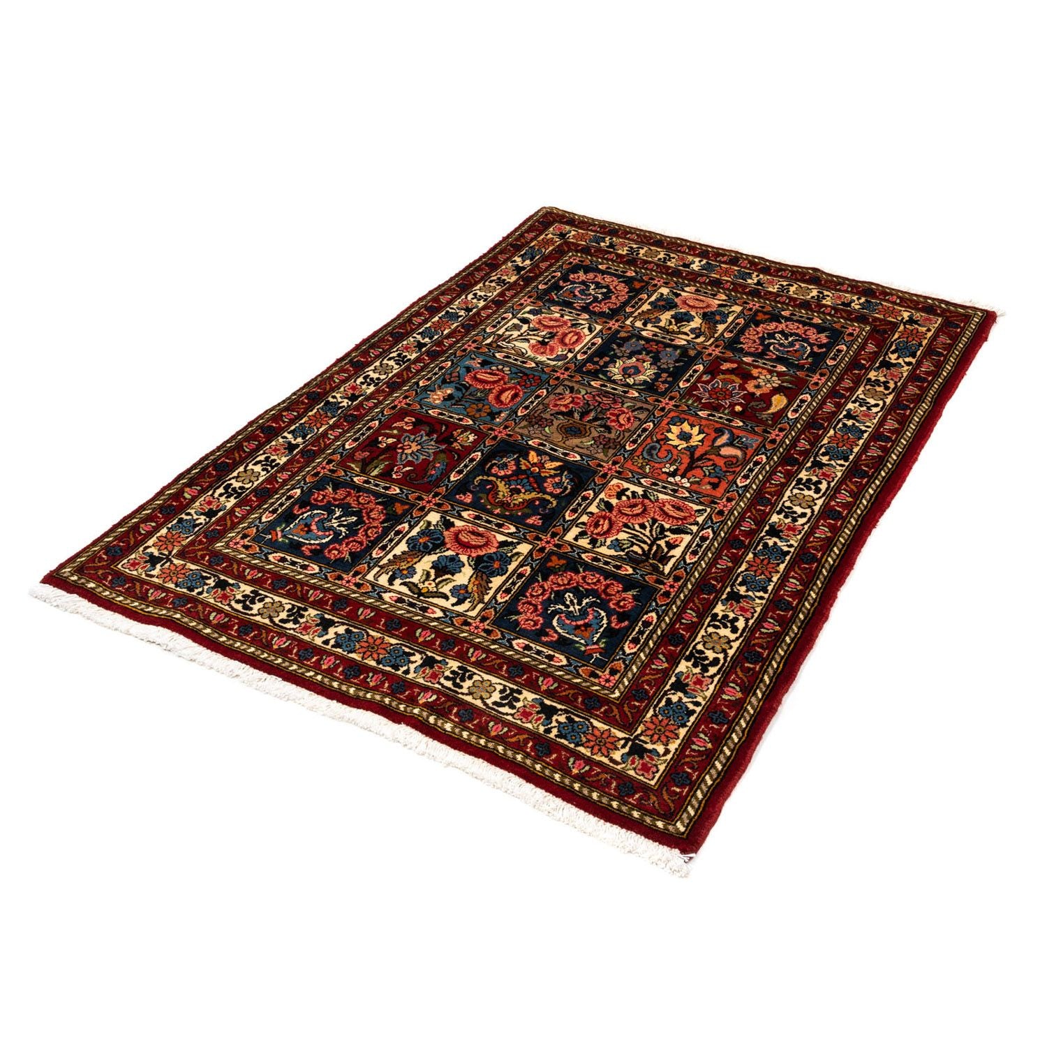 Alfombra persa - Nómada - 158 x 106 cm - marrón