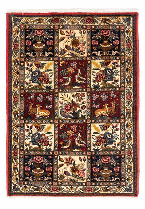 Alfombra persa - Nómada - 148 x 103 cm - multicolor