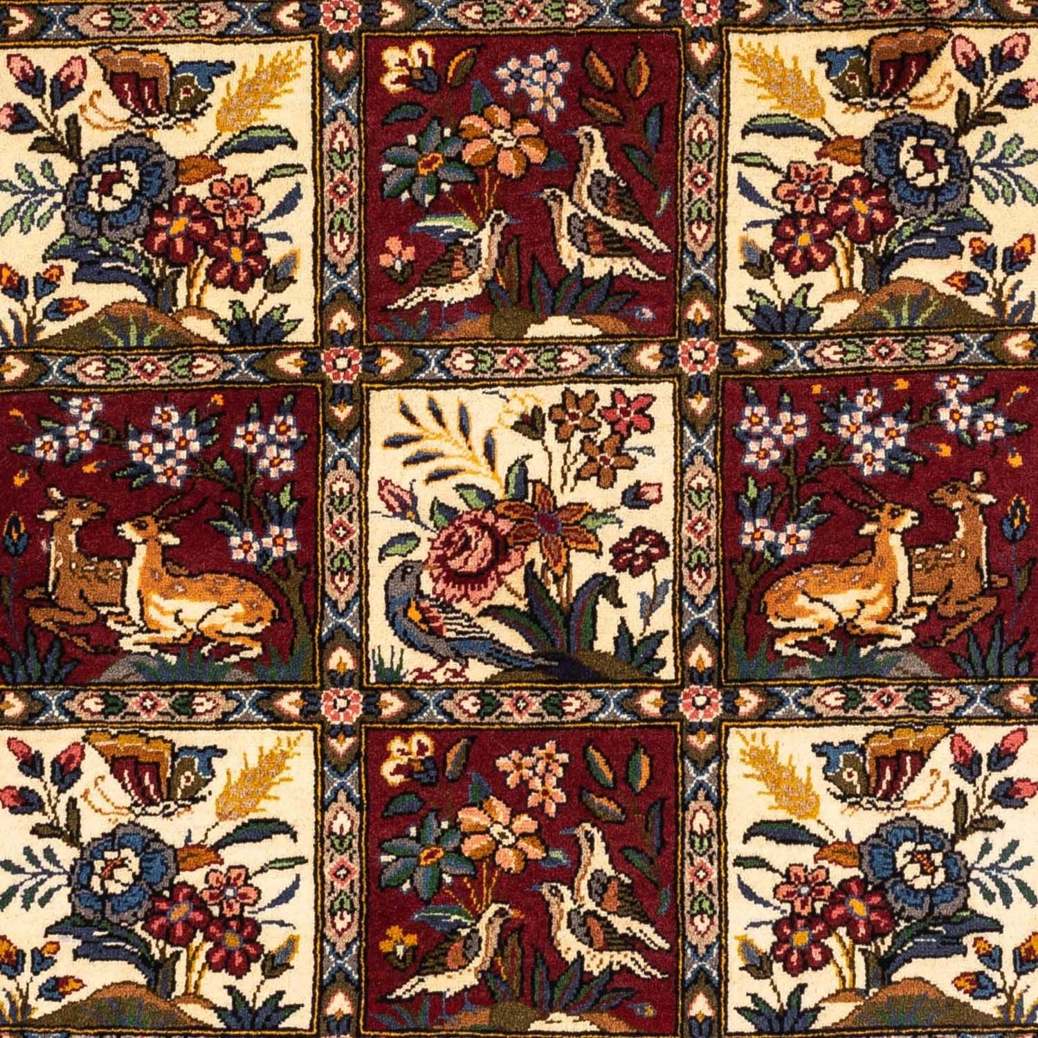 Alfombra persa - Nómada - 148 x 103 cm - multicolor